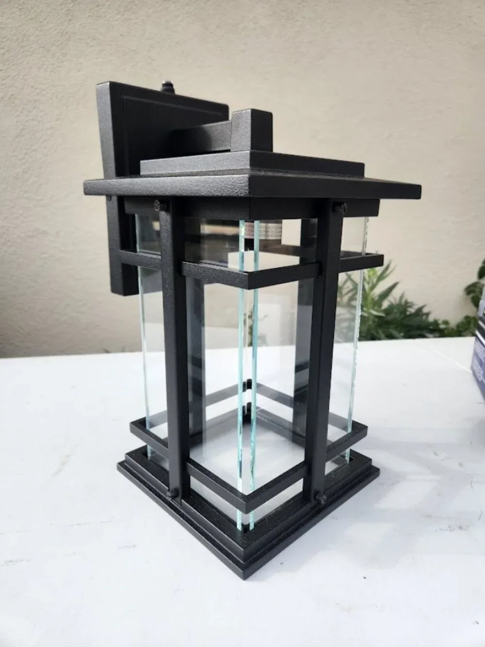 NEW Lutec Craftsman Outdoor Coach Light Lantern Lighting Wall Hardwired Electric